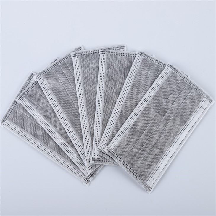 4 Ply Grey Disposable Face Mask With Carbon Filter